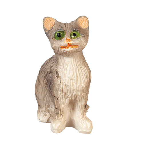 AZE0210 - Sittingcateyesopen/Gray