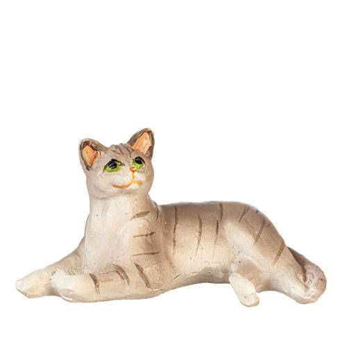 AZE0230 - Laying Cat/Gray