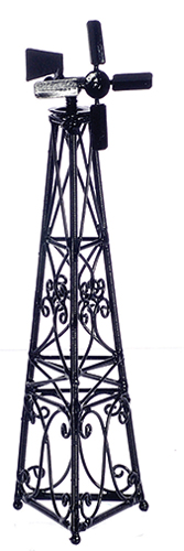 AZEIWF532 - .Windmill On Stand/Black