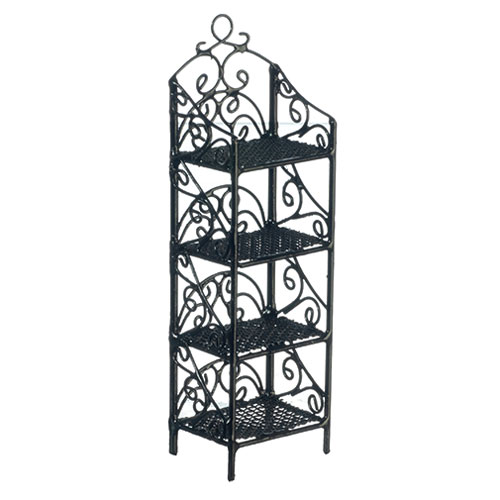 AZEIWF641 - Small 4 Tier Shelf Black