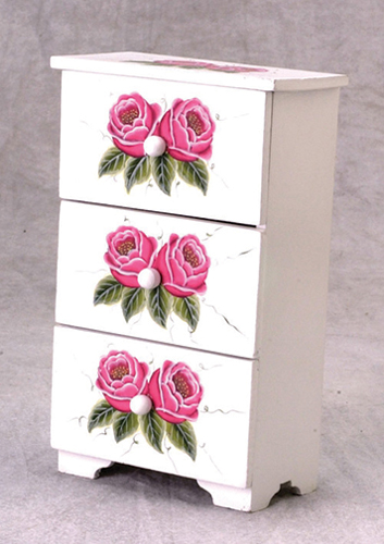 AZEWDP2474 - 3-Drawer Rose Chest