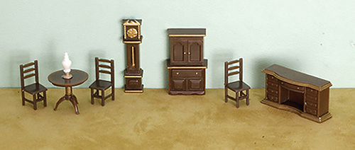 AZG1453 - 1/4 Inch Dining Room Set, 8Pc