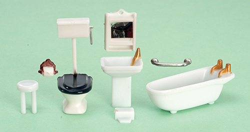 AZG1454 - 1/4 Inch Bathroom Set, 8Pc