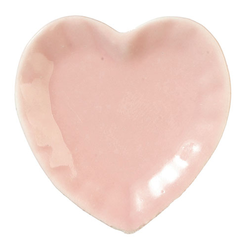 AZG5924 - Heart Plate/Pink
