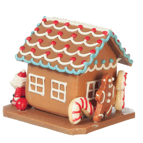 AZG5937 - Gingerbread House/Santa