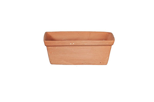 AZG6477 - Small Rectangular Terra Cotta Plant