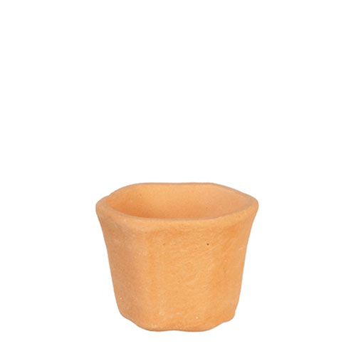 AZG6480 - Small Hexagon Terra Cotta Pot