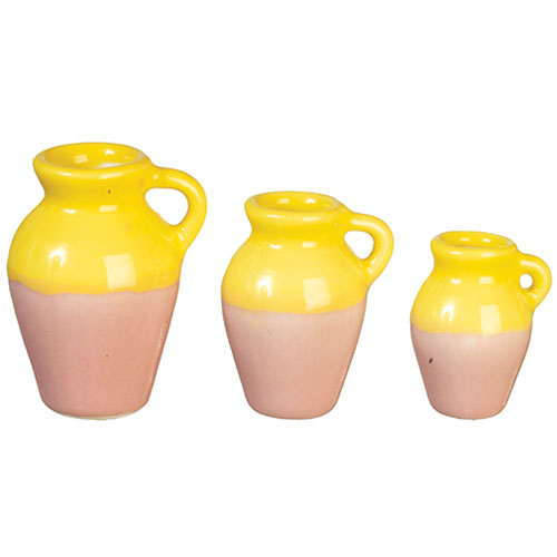 AZG6566 - Vases with 2 Colors, Set of 3