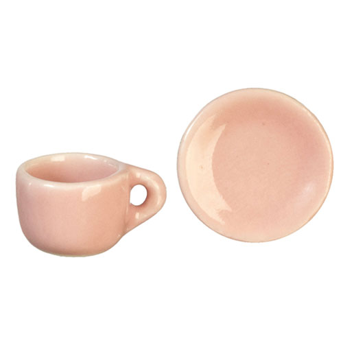 AZG6604 - Pink Cup &amp; Saucer