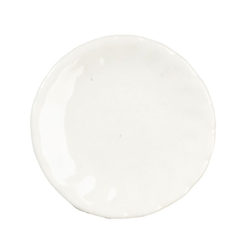 AZG6630 - Round Ceramic Plate/White