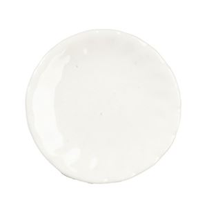 AZG6630 - Round Ceramic Plate/White
