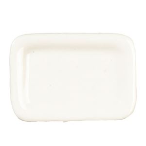 AZG6635 - Rect.Ceramic Plate/White