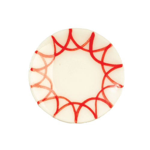 AZG6673 - Sm.Cer.Plate W/Design