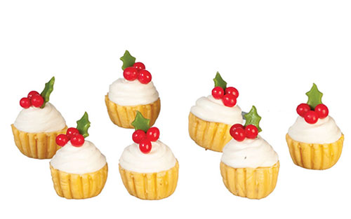 AZG6738 - 7 Cupcakes/Christmas