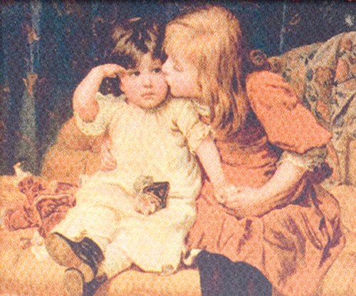 AZG7216 - Victorian Children Painting