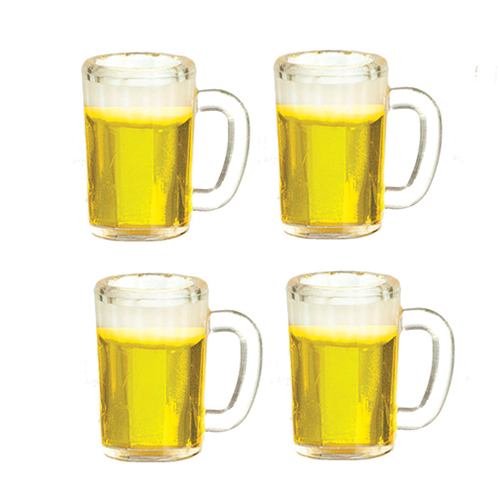 AZG7397 - Beer Mugs with Beer, 4