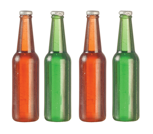 AZG7401 - Beer Bottles/4/2Brn/2Grn