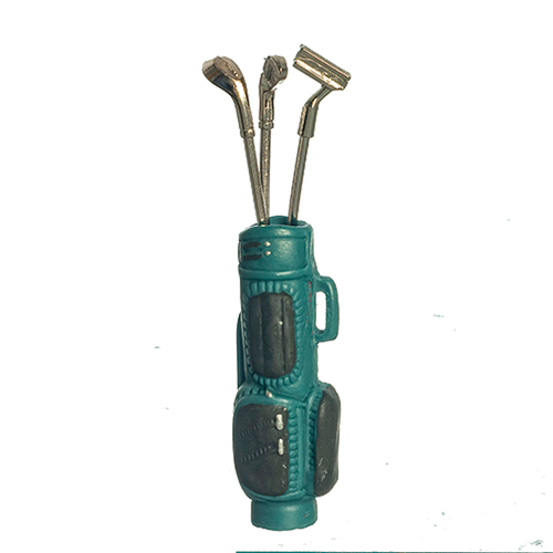 AZG8032B - Golf Bag With 3 Clubs/Blue