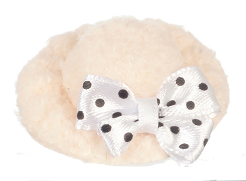 AZG8077 - White Velvet Hat