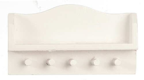 AZG8212 - Kitchen Wall Shelf, White