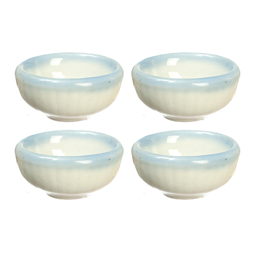 AZG8354 - Blue &amp; White Bowls, Set Of 4