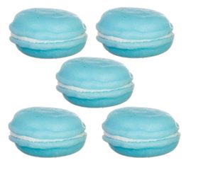 AZG8393 - Blue Macarons/5 Pcs