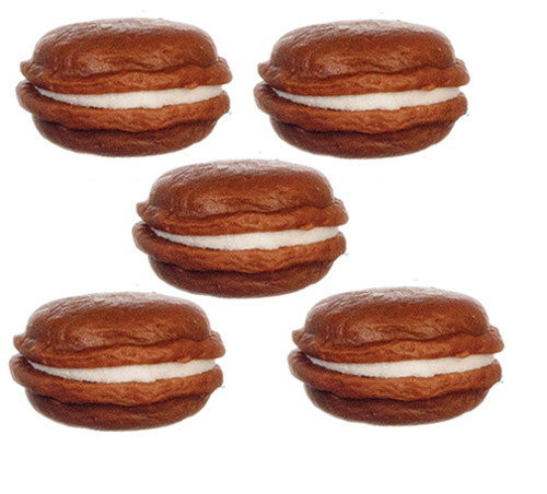 AZG8394 - Chocolate Macarons/5Pcs