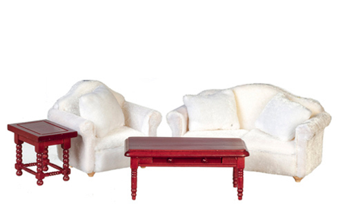 AZGA0424W - Living Room Set/White