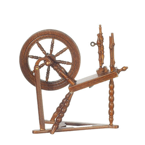 AZJJ02230DWN - Spinning Wheel/Walnut