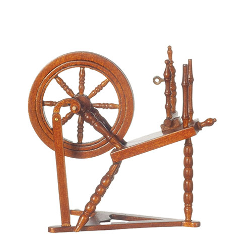 AZJJ02230WN - Spinning Wheel/Walnut