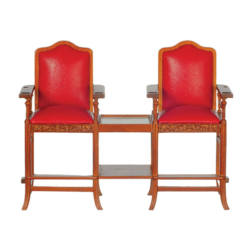 AZJJ02232 - Double Chair/Walnut