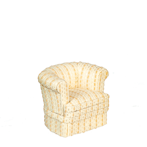 AZJJ02419A - Tub Armchair/Cream/Gold S