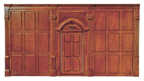 AZJJ07010WN - Wall With Door/Walnut