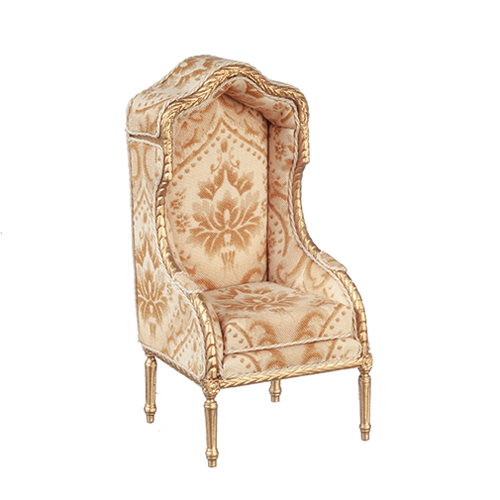 AZJJ07019G - Hooded Porter Chair/Gold