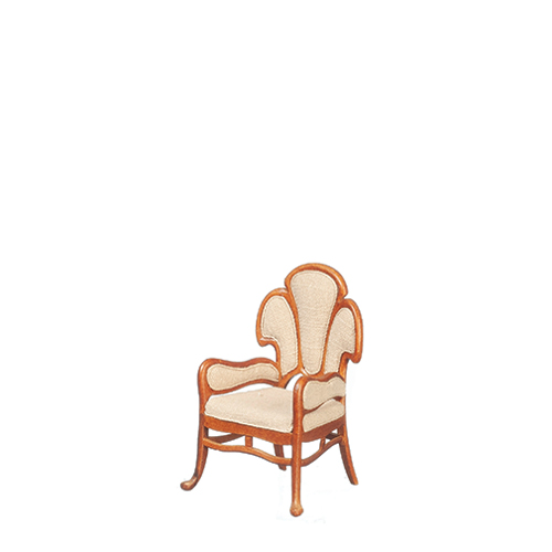 AZJJ08011WN - Art Nouveau Armchair/Waln