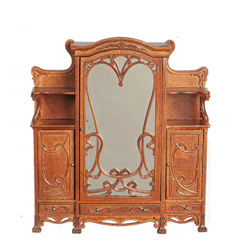 AZJJ08034WN - Art Nouveau Wardrobe/Waln