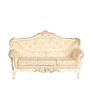 AZJJ09030IWG - Victorian Sofa/White