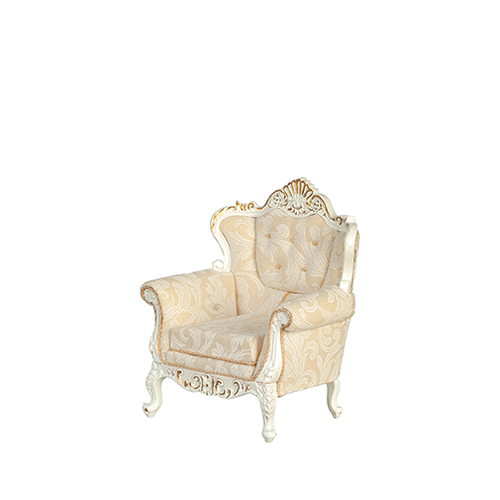 AZJJ09031IWG - Victorian Armchair/White