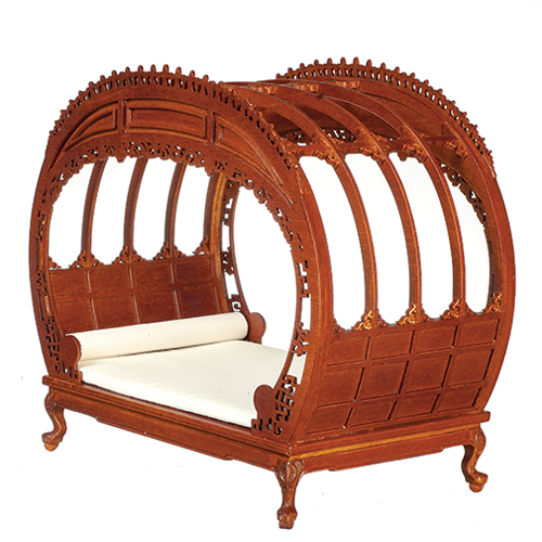 AZJJ09051WN - Victorian Bed/Walnut
