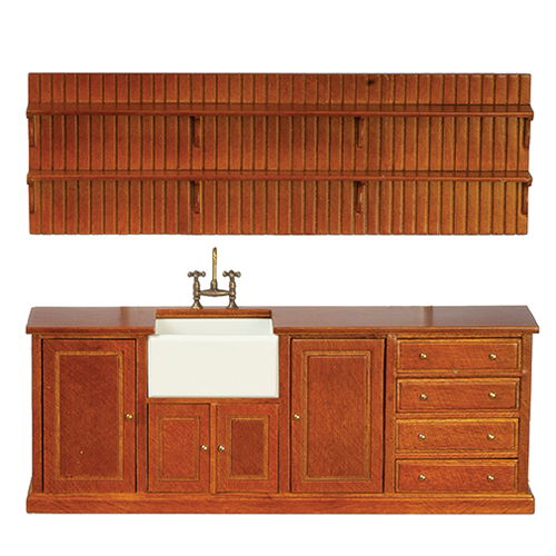 AZJJ09094WN - Kitch.Sink/Plate Rack/Wal