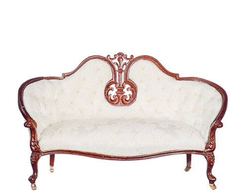 AZJJ31053WNM - Victorian Settee, Walnut
