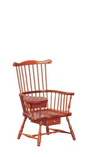 AZJJ40011WN - Windsor Chair W/Drawer/Wa