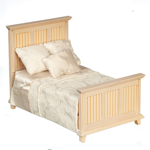 AZJP115WW - Country Paneled Bed/Wh.Wa