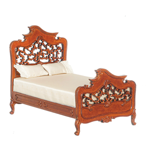 AZJY06080WN - Fr.Provincial Bed/Walnut