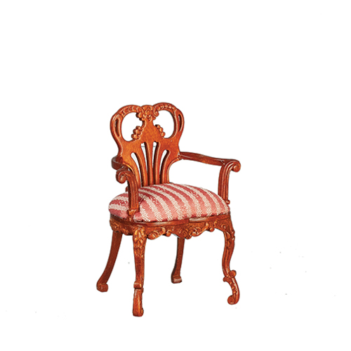 AZJY13100 - Armchair Mauve Stripe