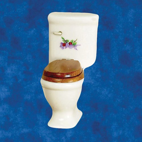 AZM0349T - Toilet, White With Decal