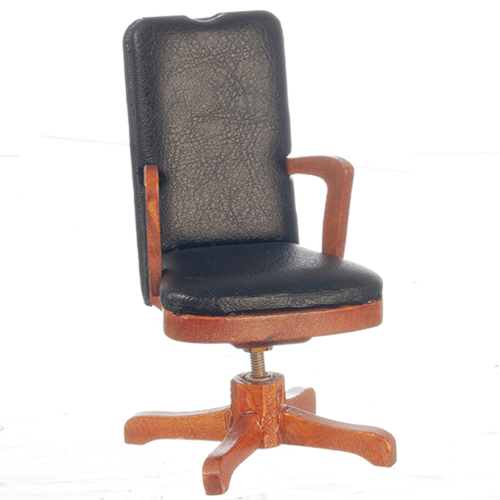 AZM0714 - Discontinued: Swivel Desk Chair/Brn/Wal
