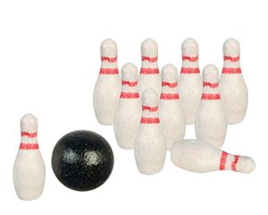 AZMA1094 - Bowling Pins With Ball