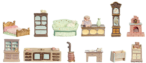 AZMA9200 - Discontinued: Mini Furniture/Assortd/12