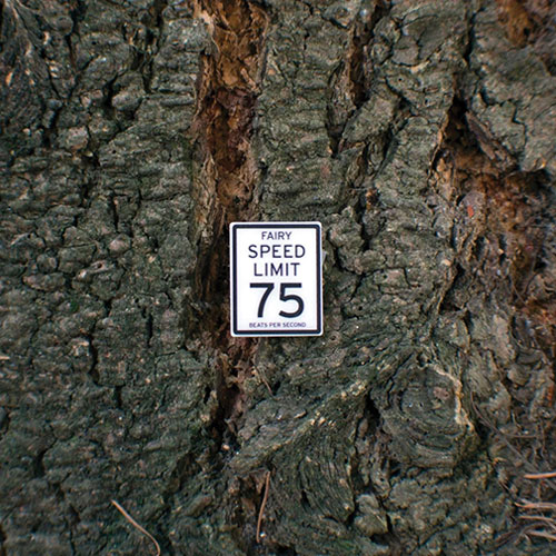 AZMM0110 - Fairy Speed Limit Sign